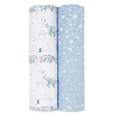 モスリンコットン おくるみ 2枚セット