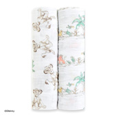 モスリンコットン おくるみ 2枚セット ディズニー ライオン・キング