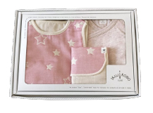 星柄5重ガーゼベストのオーガニックギフト