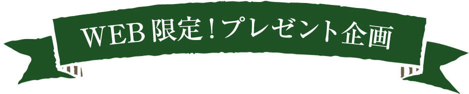 WEB限定!プレゼント企画