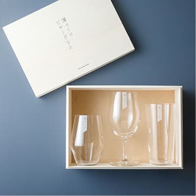 【商品写真】薄づくりビヤーグラスセット
