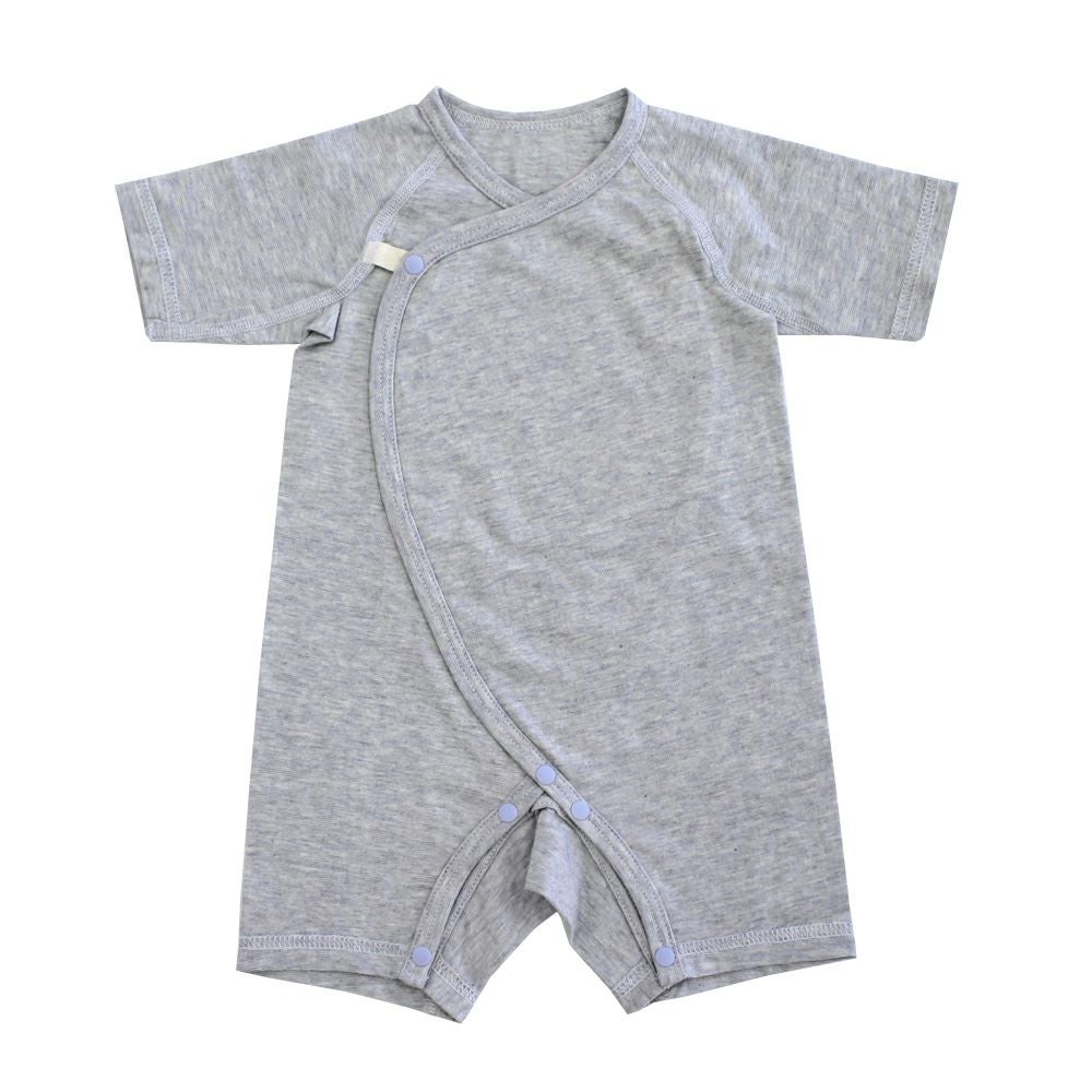 ikujikobo（育児工房）オーガニック吊天竺 コンビオール ボタニカルメランジ ブルー （50-70cm）