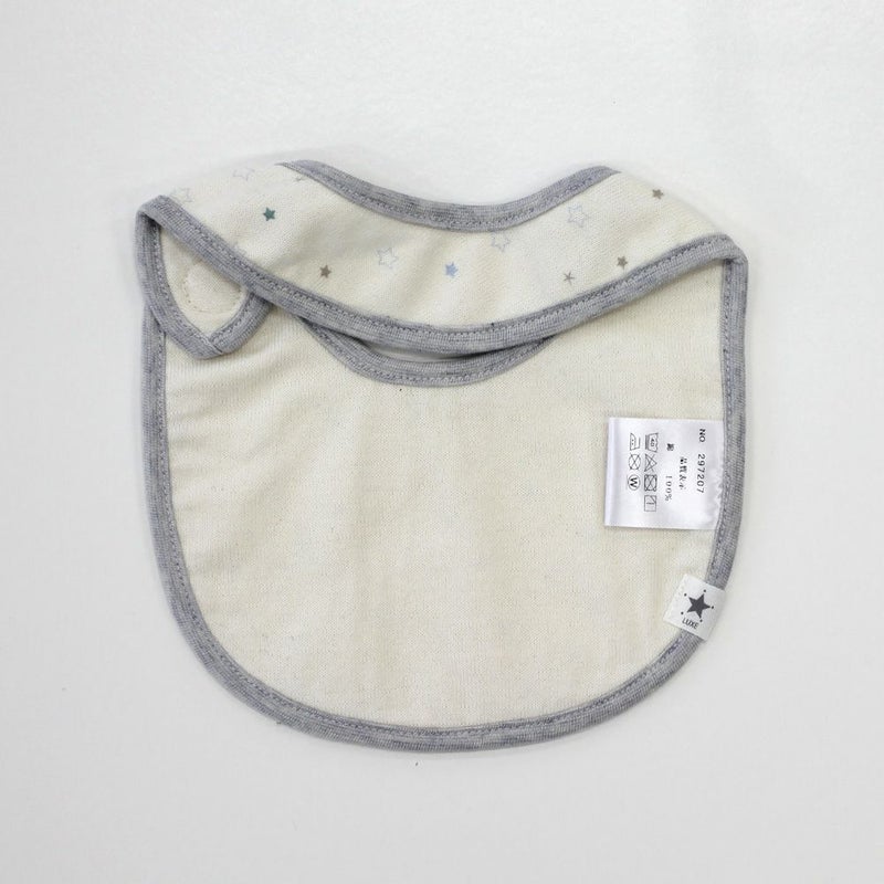 ikujikobo（育児工房）オーガニック吊天竺 スタイ 金平糖 ブルー