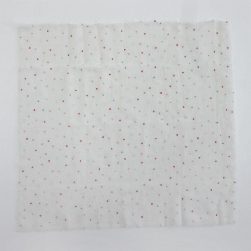 ikujikobo（育児工房）オーガニック知多木綿 ガーゼハンカチ2枚セット ピンク