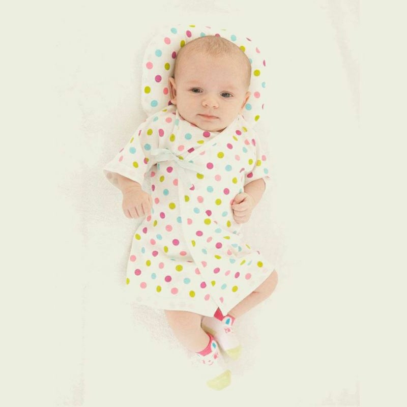 Boribon oeuf（ボリボン ウーフ） マカロン肌着 ドット （50-60cm）