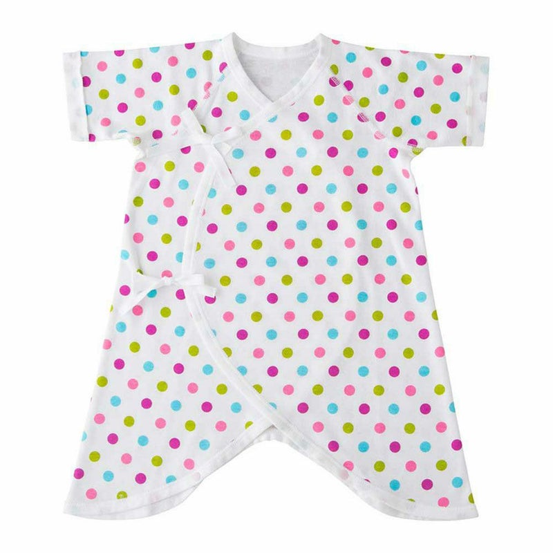 Boribon oeuf（ボリボン ウーフ） マカロンコンビ肌着 ドット （50-60cm）