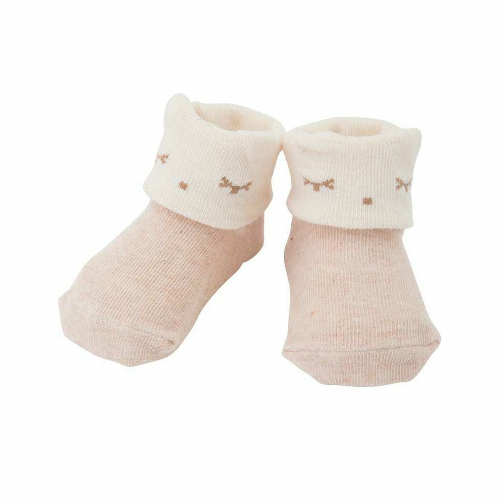 Boribon oeuf（ボリボン ウーフ） ブールカップインソックス ナチュラル （7-9cm）