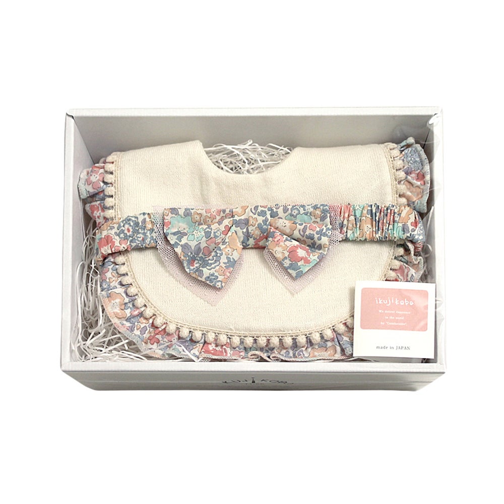ikujikobo（育児工房）ギフトセットリバティ ピンク【ギフトボックス入り】