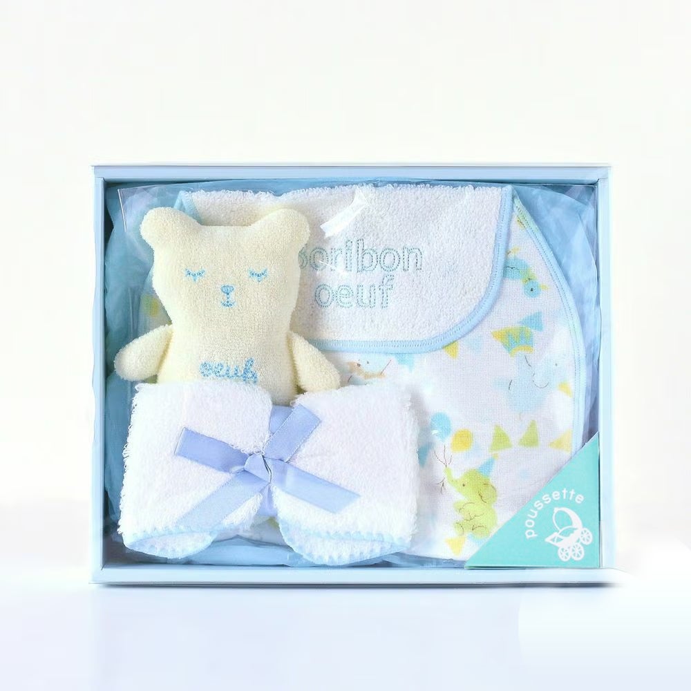 Boribon oeuf（ボリボン ウーフ） pastel S BOX ブルー【ギフトボックス入り】