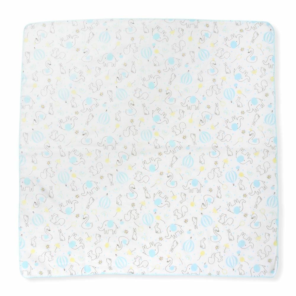 Boribon oeuf（ボリボンウーフ） トロンプガーゼマルチケット ブルー