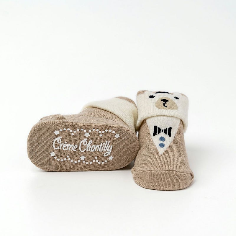 Cream Chantilly（クリームシャンティ） しろくまソックス（9-12cm） ベージュ