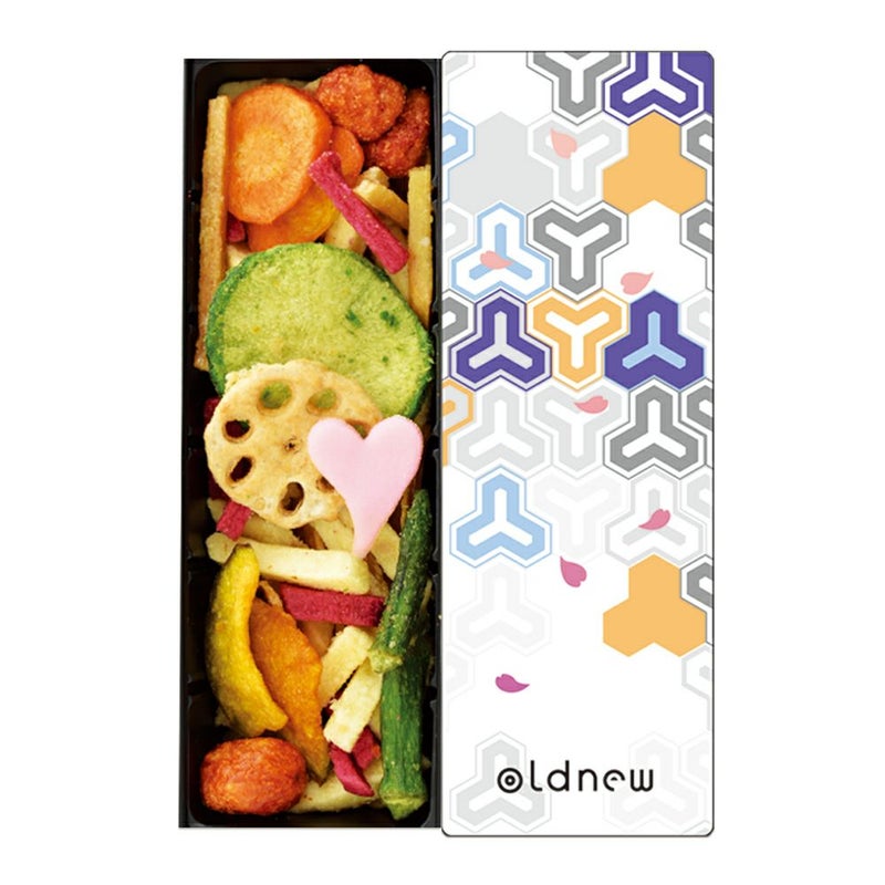 oldnew 缶入りおかき 彩（いろどり）