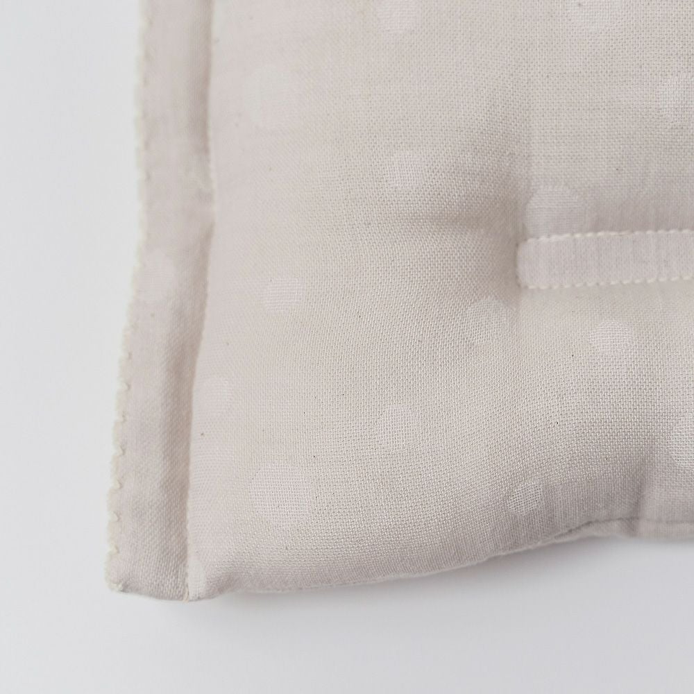 ikujikobo（育児工房）オーガニック二重織ガーゼ 水玉 授乳用マクラ グレー