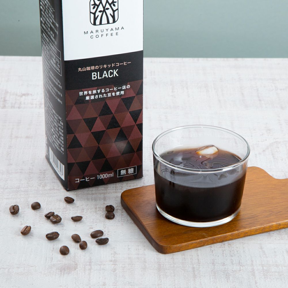 丸山珈琲 リキッドアイスコーヒー ブラックアイスコーヒー（無糖） 1L