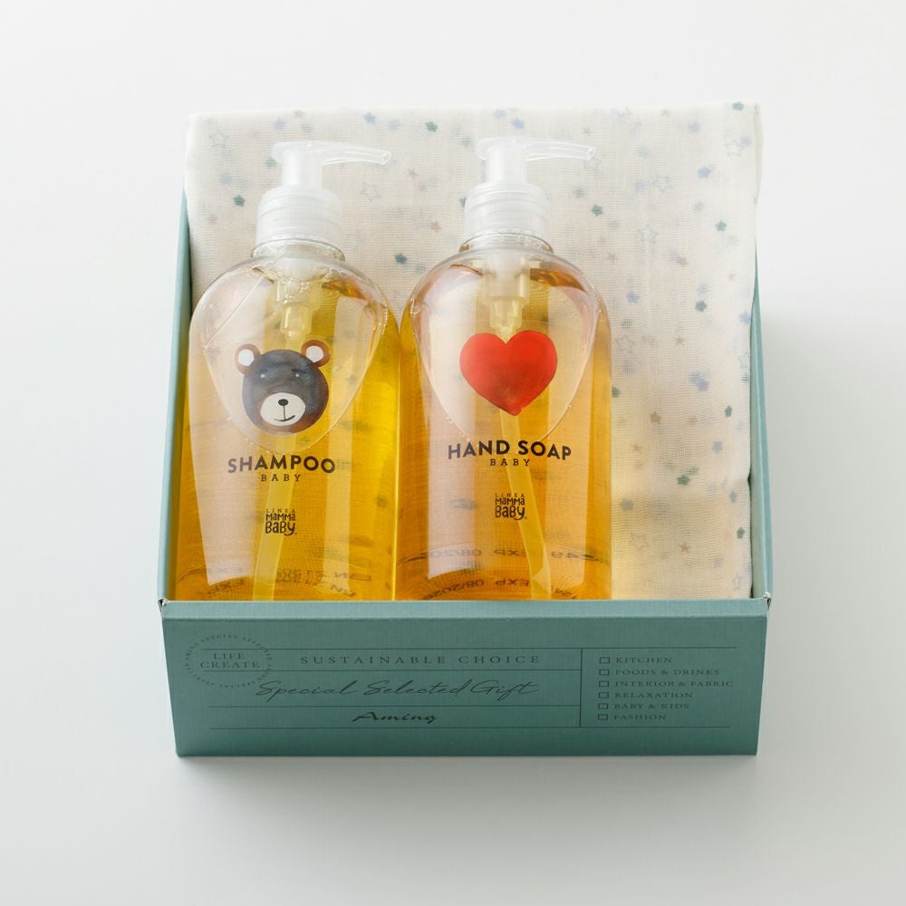 出産祝い ギフトセット】MammaBaby（ママベビー）シャンプー＆ソープと