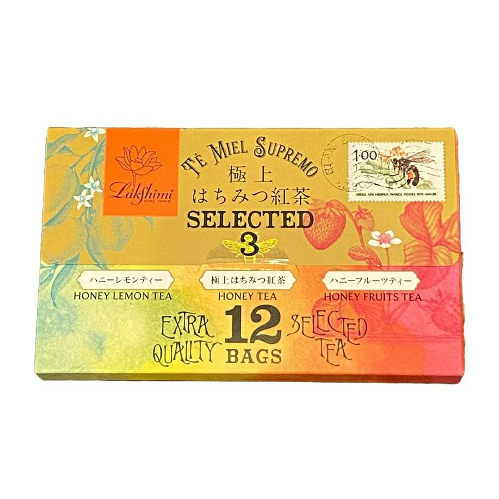 Lakshimi（ラクシュミー） 極上はちみつ紅茶Selected3 12袋（レター