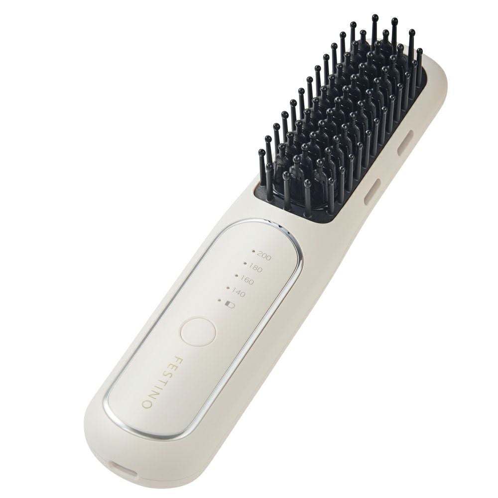 FESTINO（フェスティノ） 充電式スタイリングヒーターブラシ | Aming