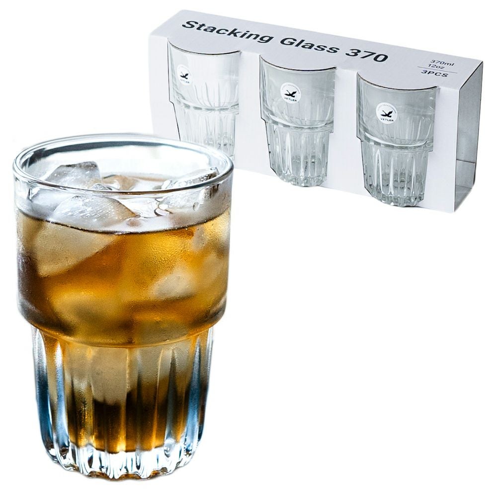 VETLER スタッキンググラス 370 3個セット | Aming アミング公式