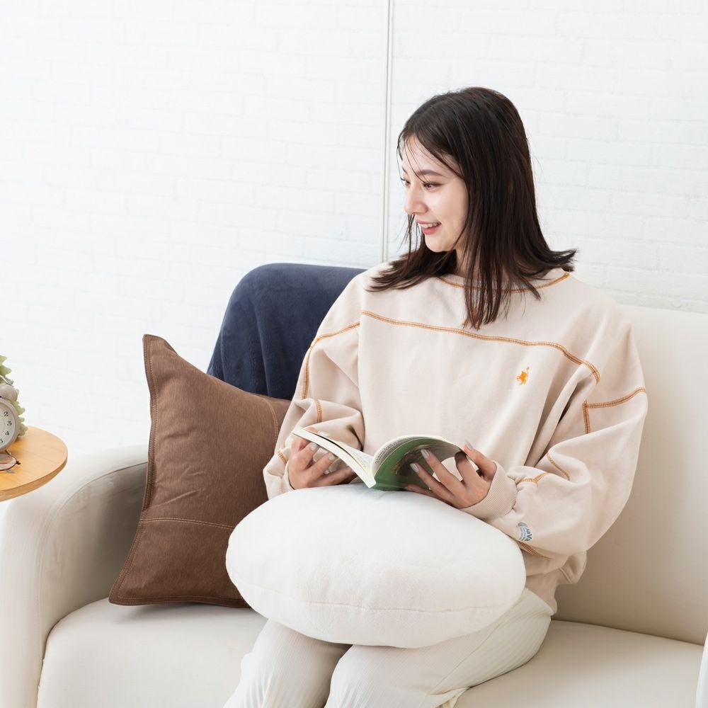 2025秋冬セール】ミルクファーラウンドクッション | Amingオンライン