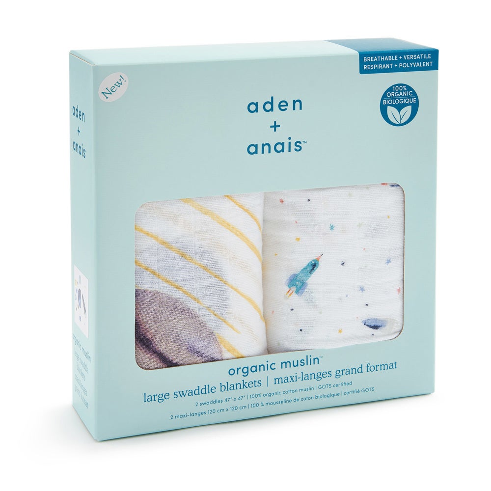 aden+anais（エイデンアンドアネイ）【日本正規品】おくるみ2枚セット